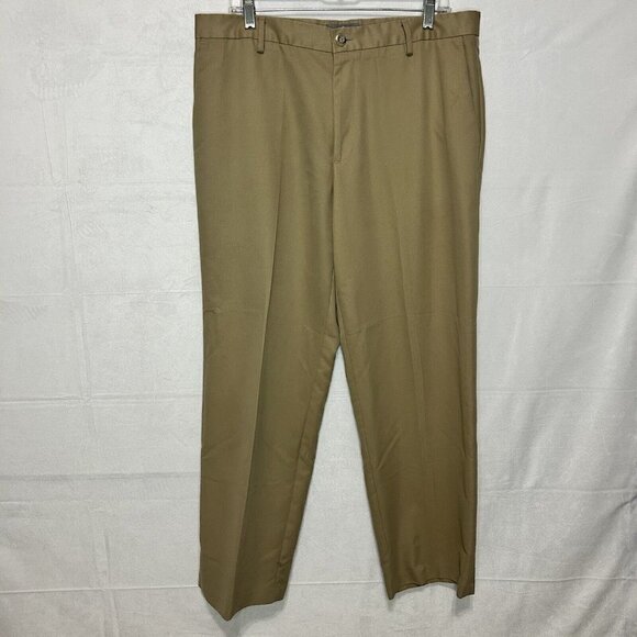 Dockers D2 Classic Fit Flat Front Khaki Chino Dress Pants Men 36x30 - Picture 1 of 6